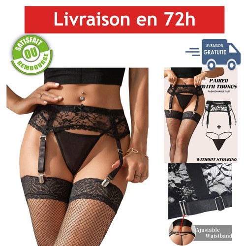Porte jarretelle sexy dentelle - jarretelle,